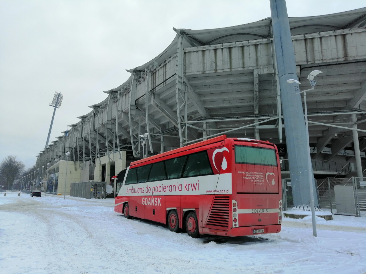 Autobus - mobilna stacja krwiodawstwa