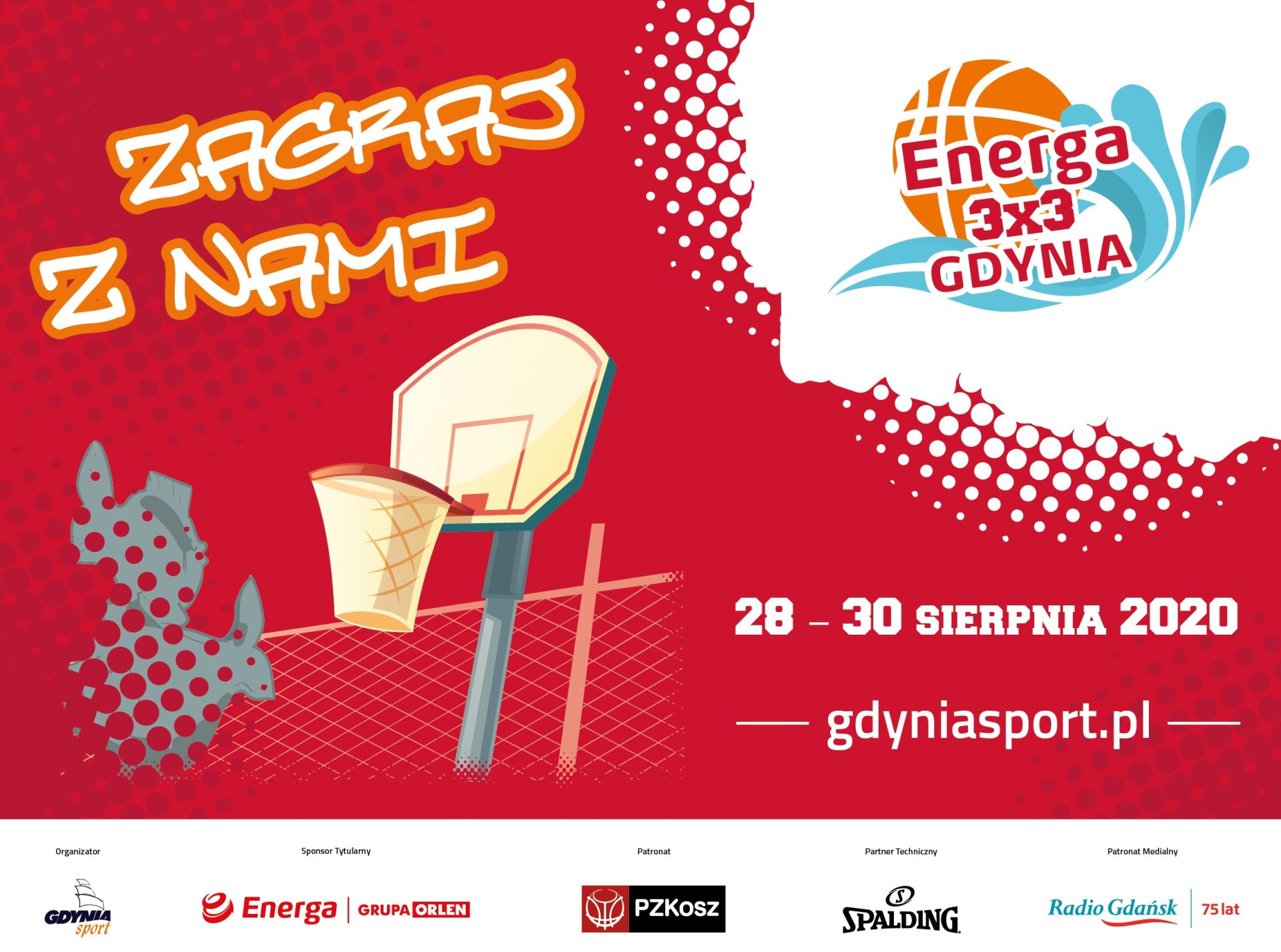 W ramach Energa 3x3 Gdynia zostaną rozegrane Mistrzostwa Polski U17 oraz U23